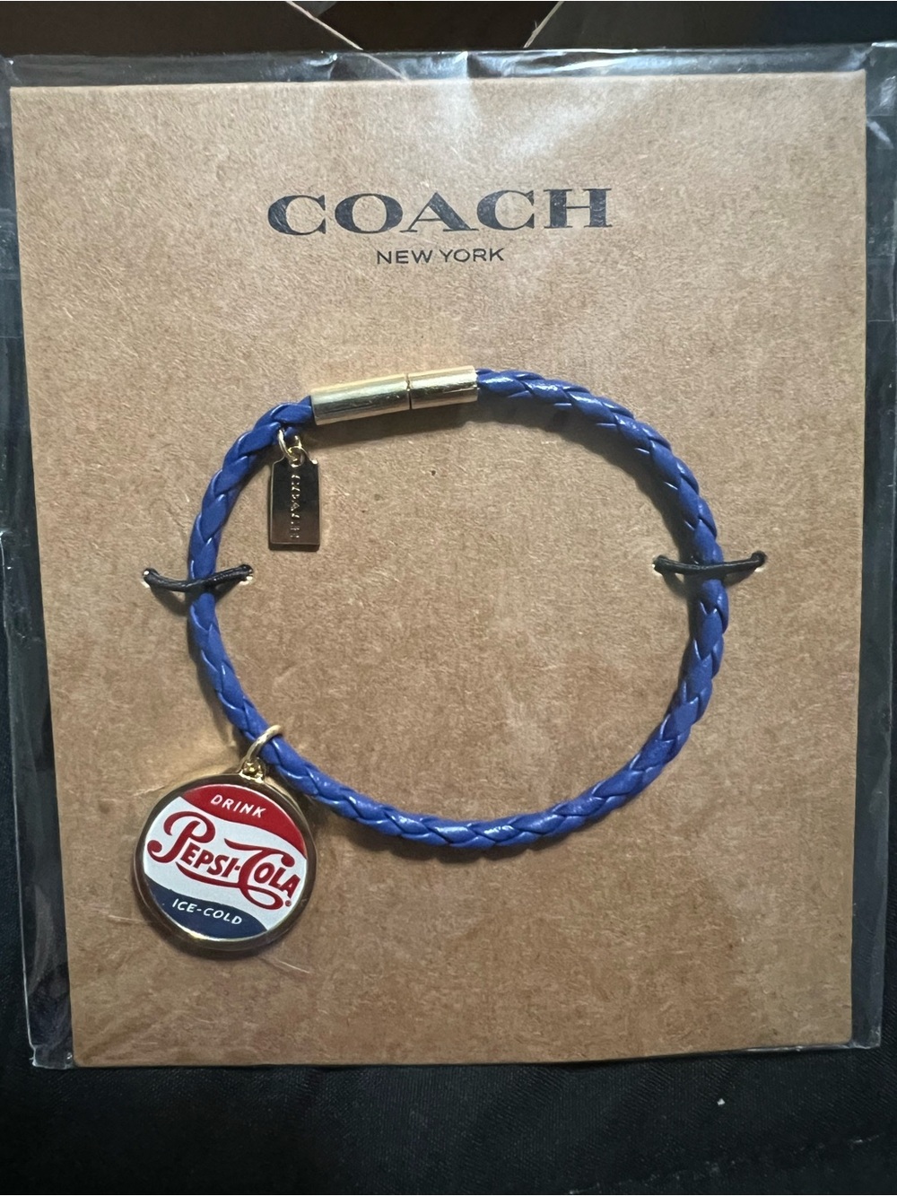Coach x Pepsi Co Limited Edition Black Charm Bracelet New Unisex 2018